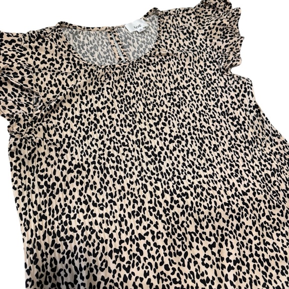 Fyve Leopard Print Blouse Size Medium - Picture 2 of 5